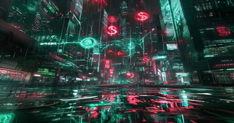 Cyberpunk AI city with neural network — AI news April 5 2026