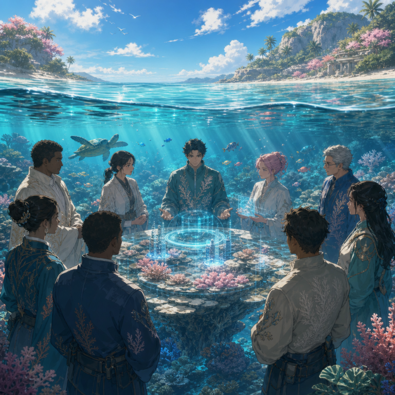OpenAI Frontier Governance Framework AI regulation safety anime cinematic