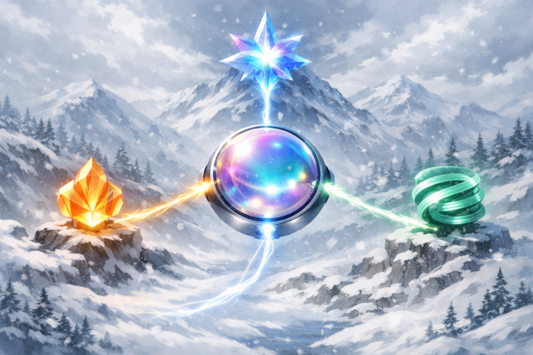 Siri orb at center branching out to Claude, Gemini, and ChatGPT in iOS 27 Extensions